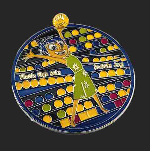 Custom Vilonia High Beta Club Trading Pin